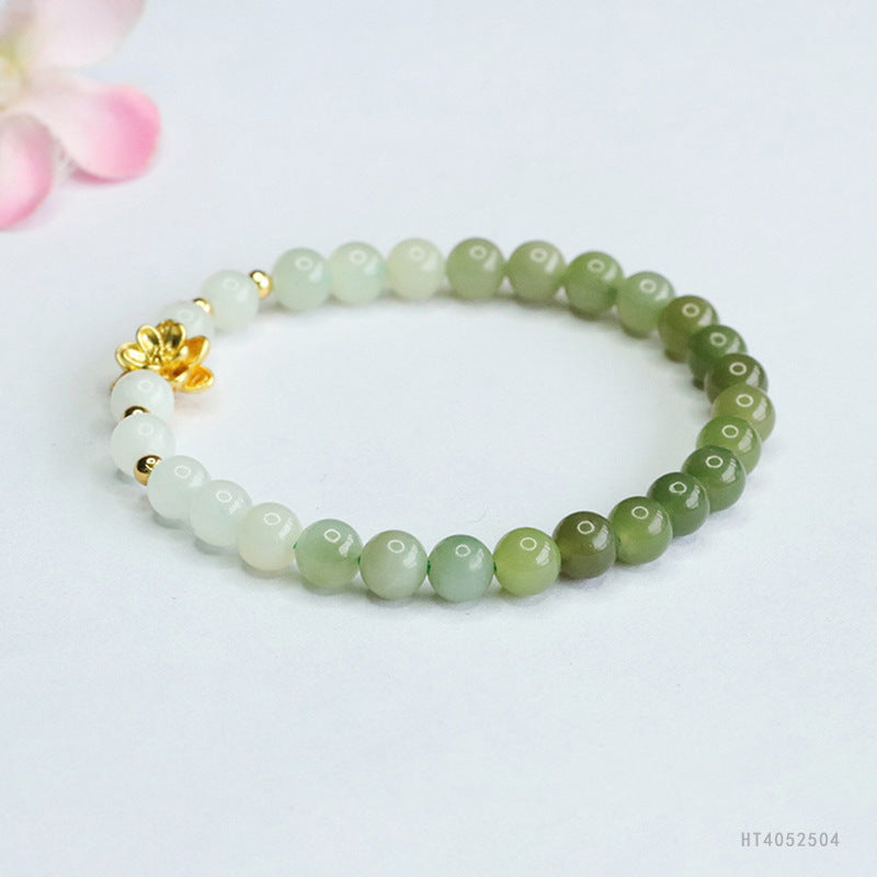 Clear Water Gradient Bracelet Ancient Style Jade Wholesale Live Broadcast Delivery