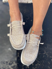 Women's Knit Plaid Colorblock Low Cut Flats Casual Everyday