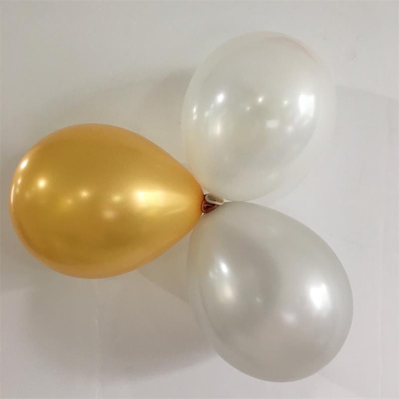 Black Gold Latex Balloon Birthday Party Set Room Decoration