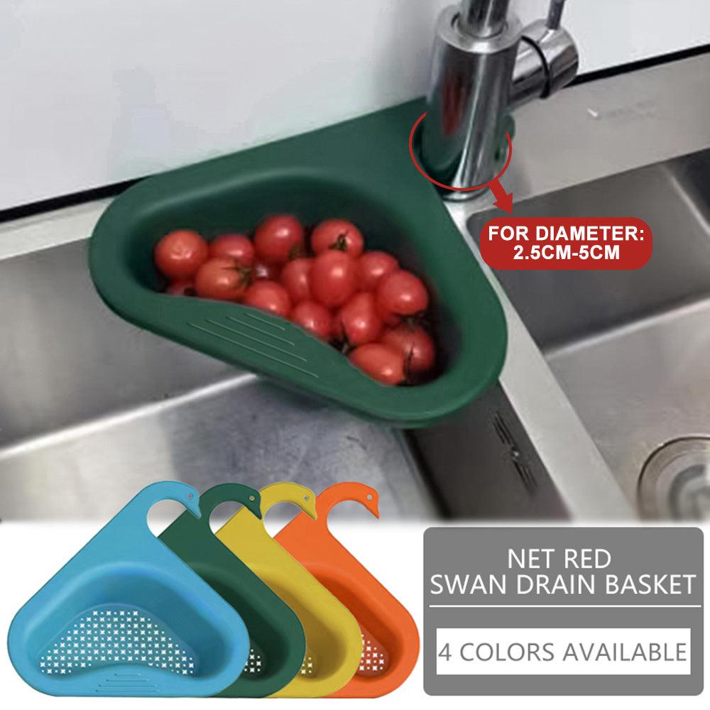 Stainless Steel Sink Hanging Fruit And Veggie Drain Basket