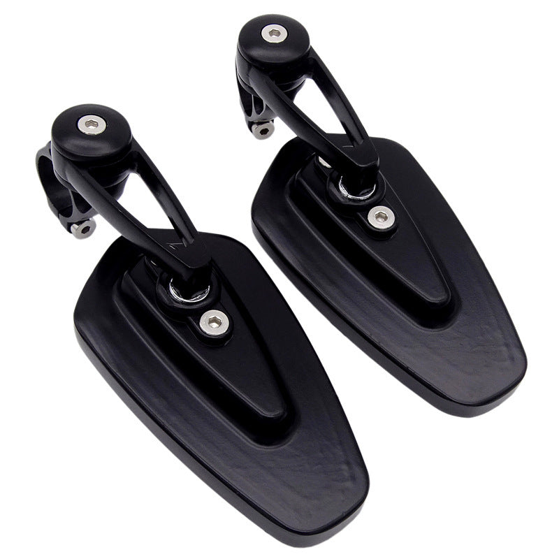 CNC Handlebar Rearview  Modified Reversing Reflector With White Glass
