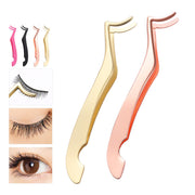 Haima Clip Eyelash Curler with Stainless Steel Tweezers Beauty Tool