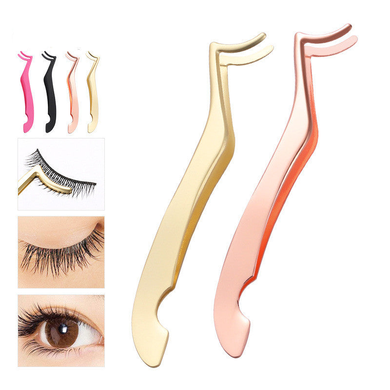 Haima Clip Eyelash Curler with Stainless Steel Tweezers Beauty Tool