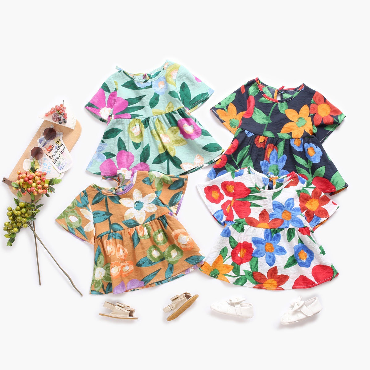 Girls' Korean Style Baby Dress