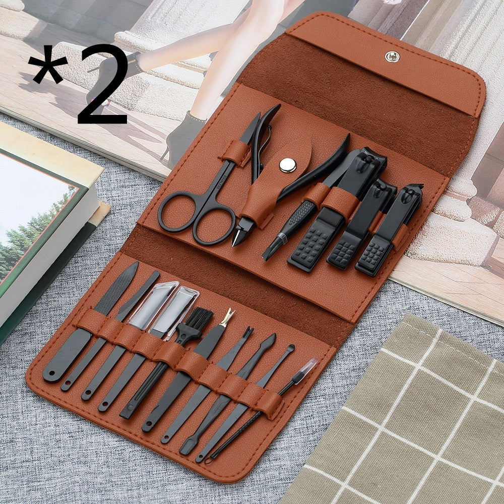 16-Piece Nail Clipper Set – Premium Manicure & Pedicure Tools