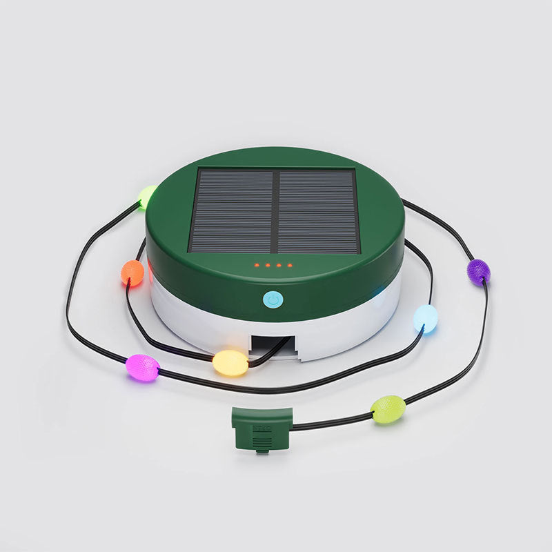 Solar Camping Waterproof LED String Lights Outdoor Tent Decoration