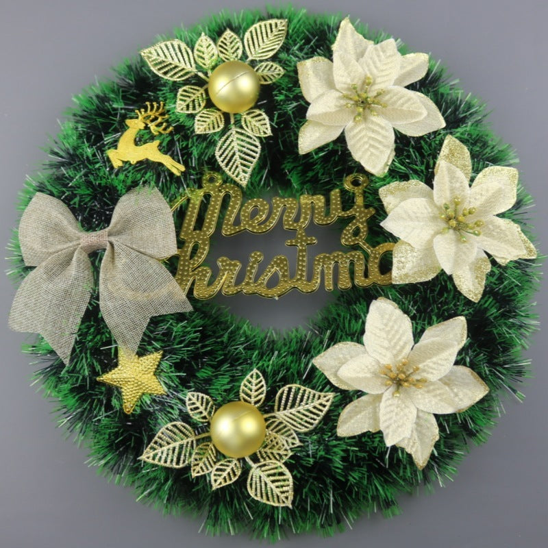 Christmas Festival Wreath Door and Window Hanging Decoration
