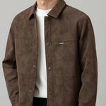Lightly Mature na Maikling Jacket Para sa Mga Lalaki 