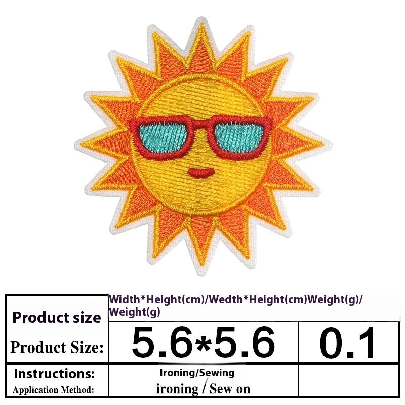 Embroidered Cloth Stickers – Decorative Patches for Clothes, Shoes, and Bags
