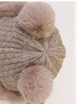 Autumn And Winter Ladies New Korean Style Knitted Wool Hat