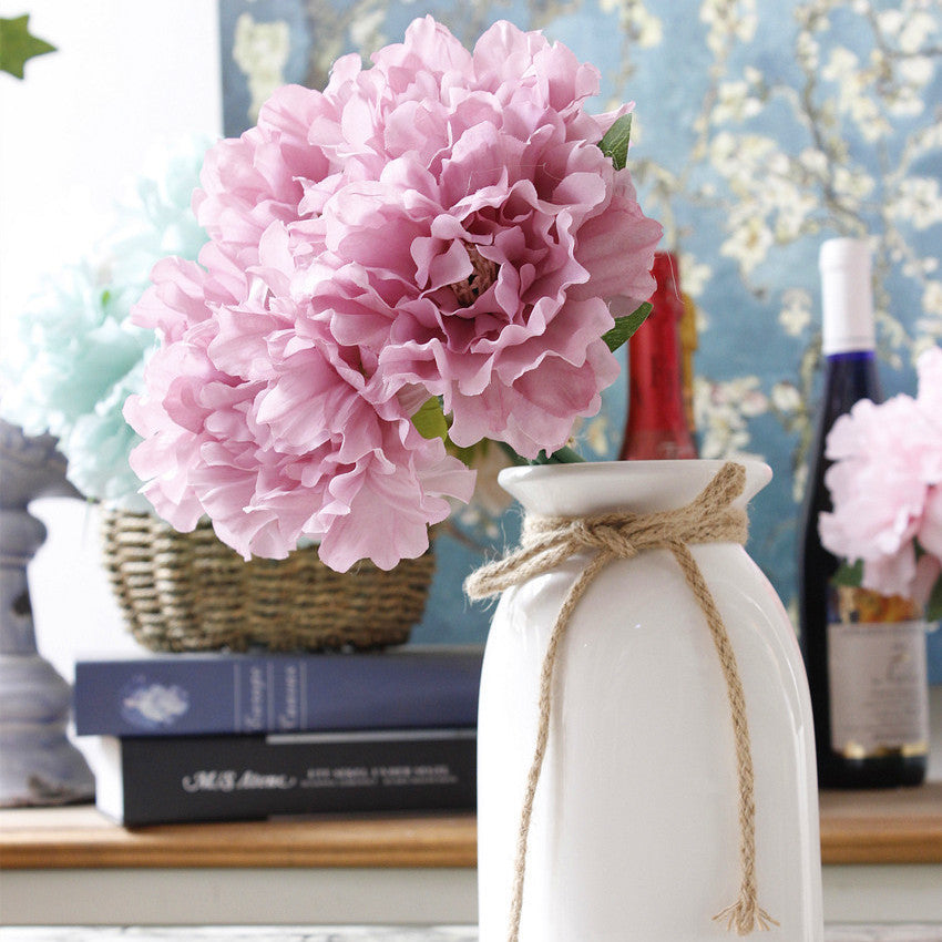 Peony Wedding Bouquets Artificial Flowers For Home Decoration