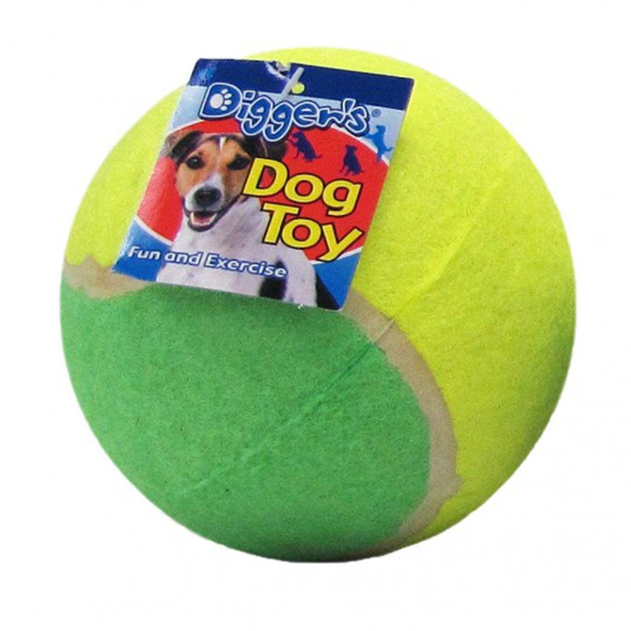Digger's Assorted Set of 3 Large Tennis Ball Toys for Dogs