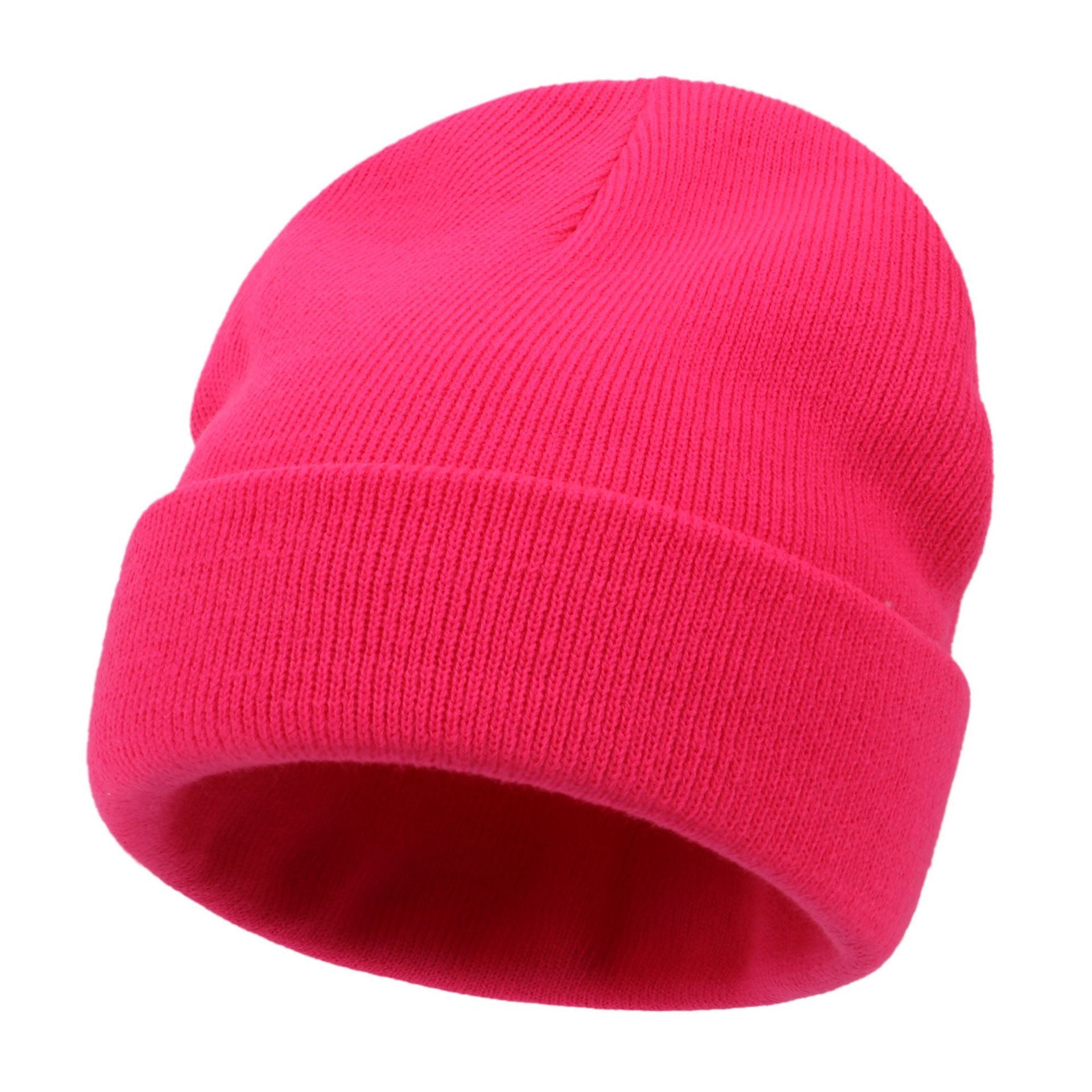 Breathable Warm Acrylic Dome Parent-Child Autumn Winter Knitted Hat