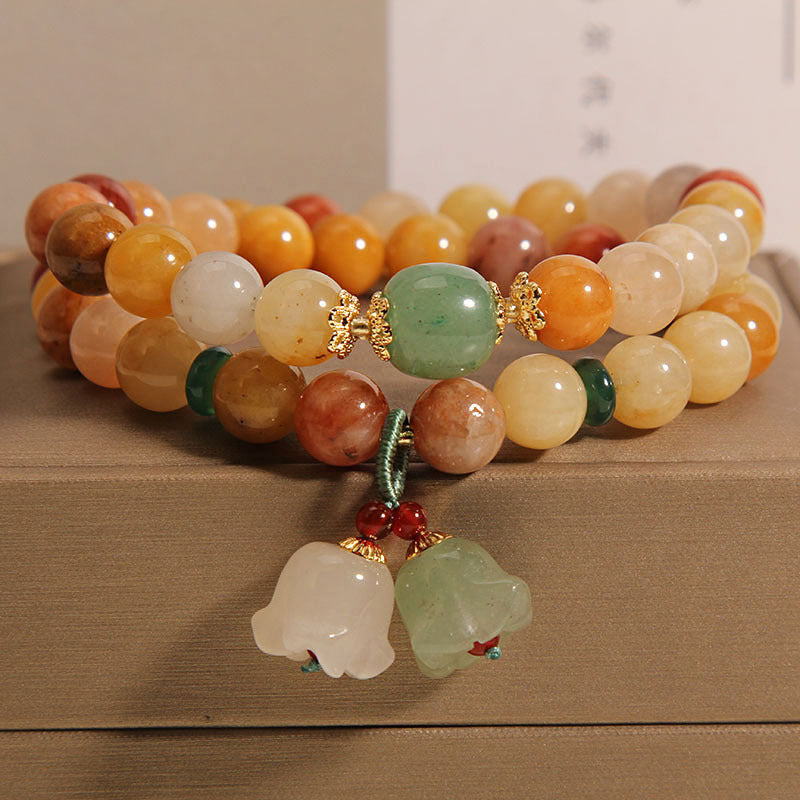 Natural Jinsi Jade Multi-layer Bracelet Women