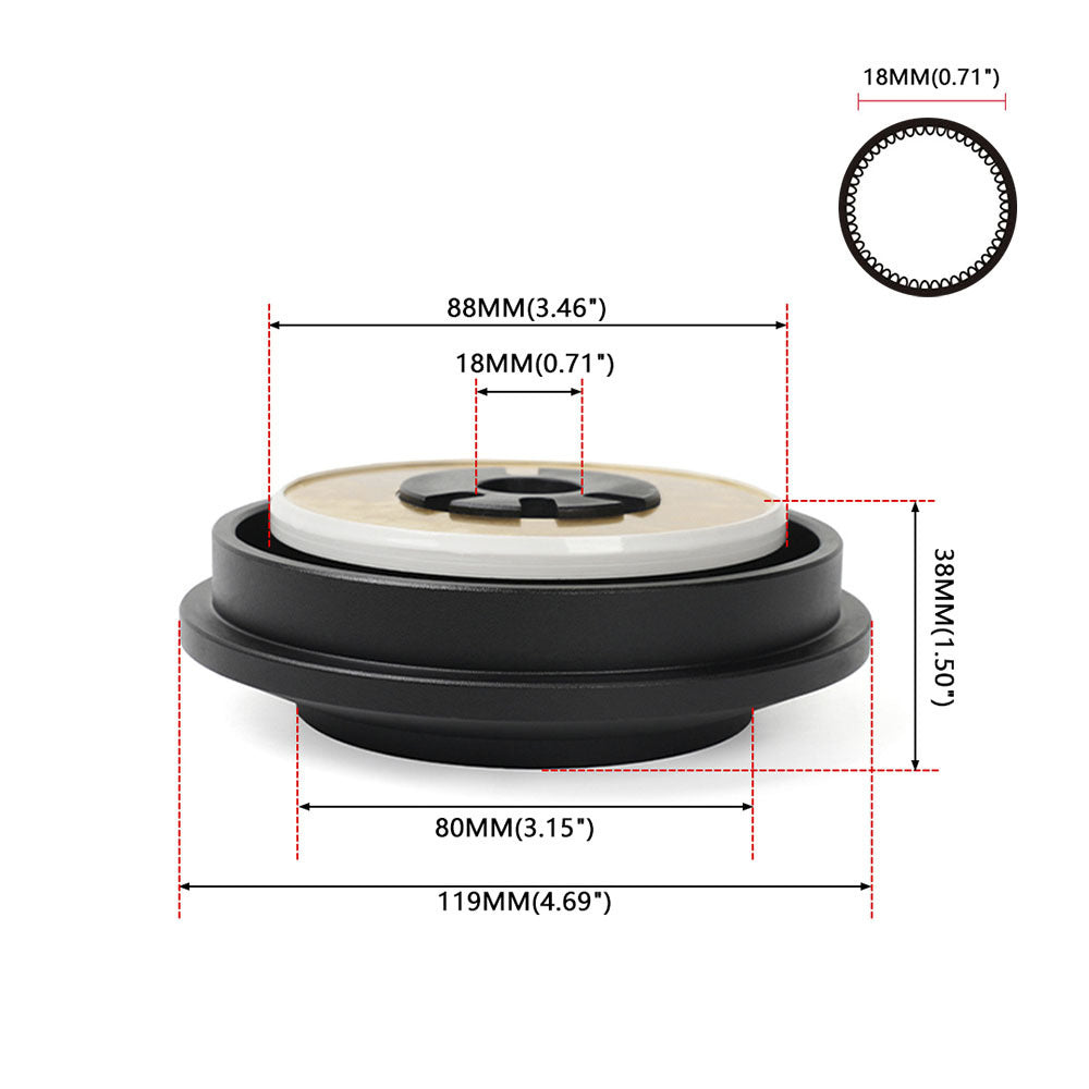 Car Modification Fittings Steering Wheel Connection Adapter Steering Wheel Base