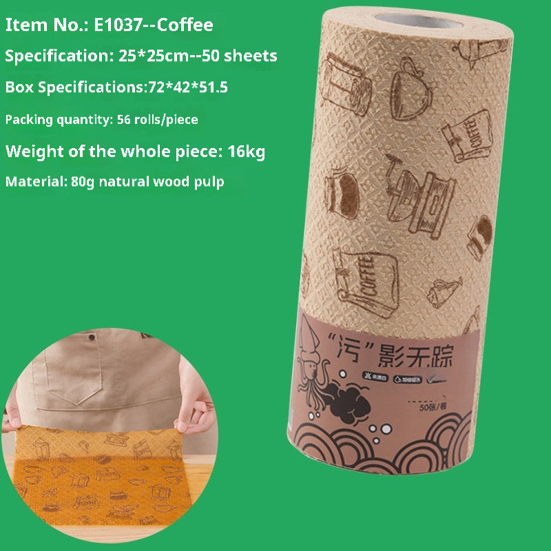 Kitchen Wet & Dry Non-Woven Fabric Disposable Dishcloth – Multipurpose & Hygienic