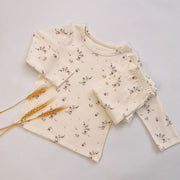 Fashion Homewear Pajamas Print Parent-Child Suit