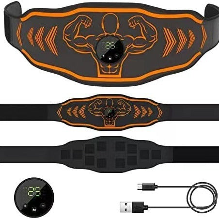 Smart EMS Massage Belt – Home Fitness & Muscle Toning Device