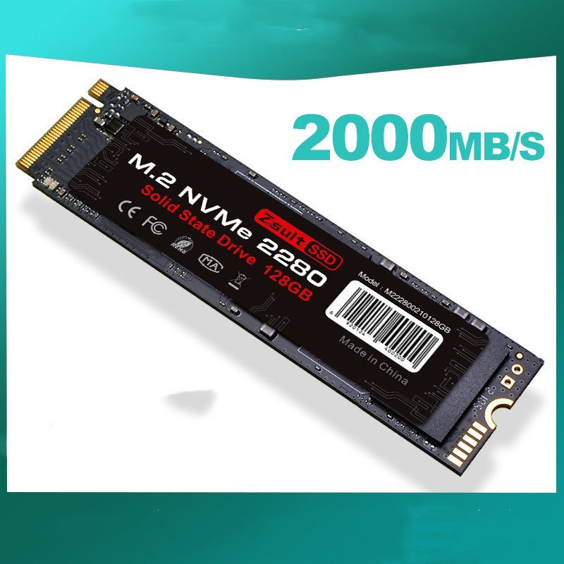 M.2 2280 NVMe SSD 128GB – PCIe Gen3 x4 High-Speed Internal Drive for Laptop & Desktop