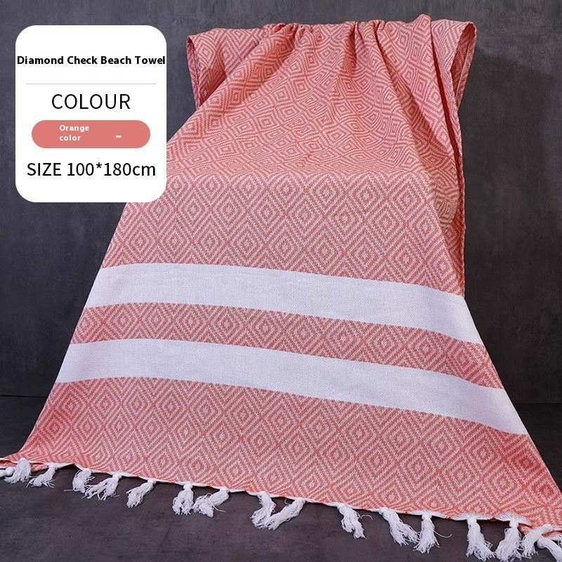 Blype Tassel Plus-sized Thick Absorbent Bath Towel