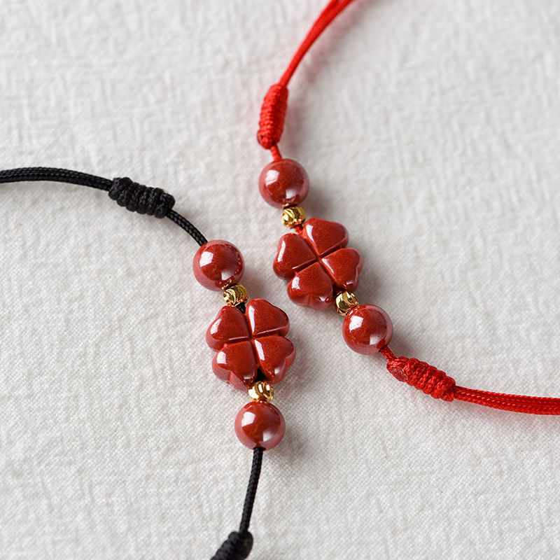 Fashion Personality Natural Cinnabar Anklet Bracelet