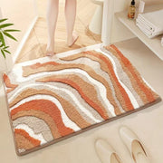 Bathroom Non-Slip Decorative Floor Mat – Cashmere-Like Absorbent and Stain-Resistant Carpet for Bathrooms