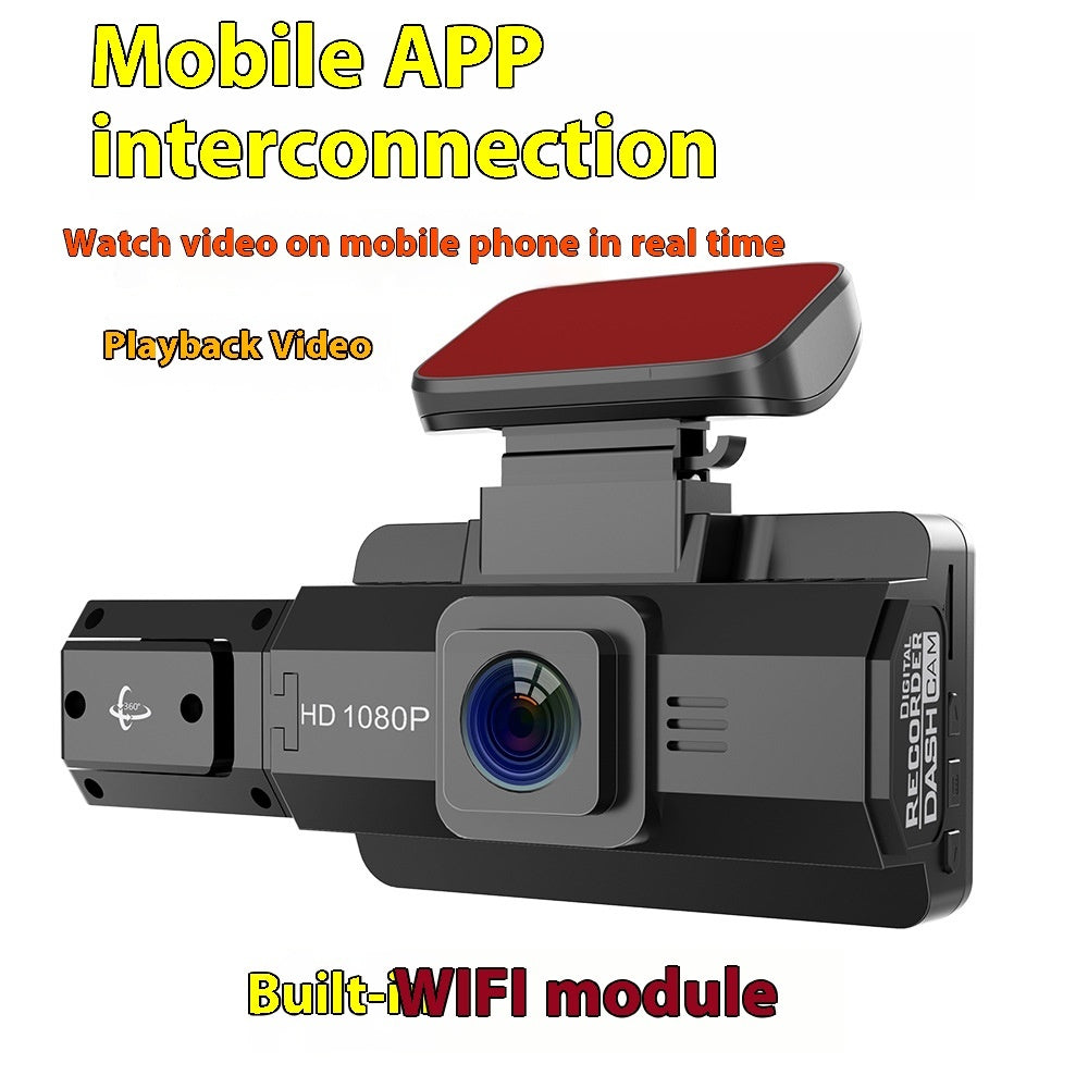 Front Car Dash Cam – Infrared Night Vision Parking Surveillance