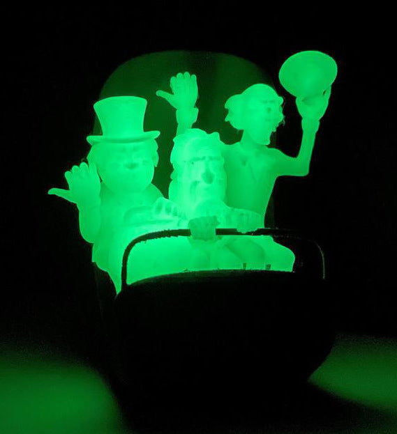 Ghost Resin Luminous Ornaments Creative Funny Solar Halloween