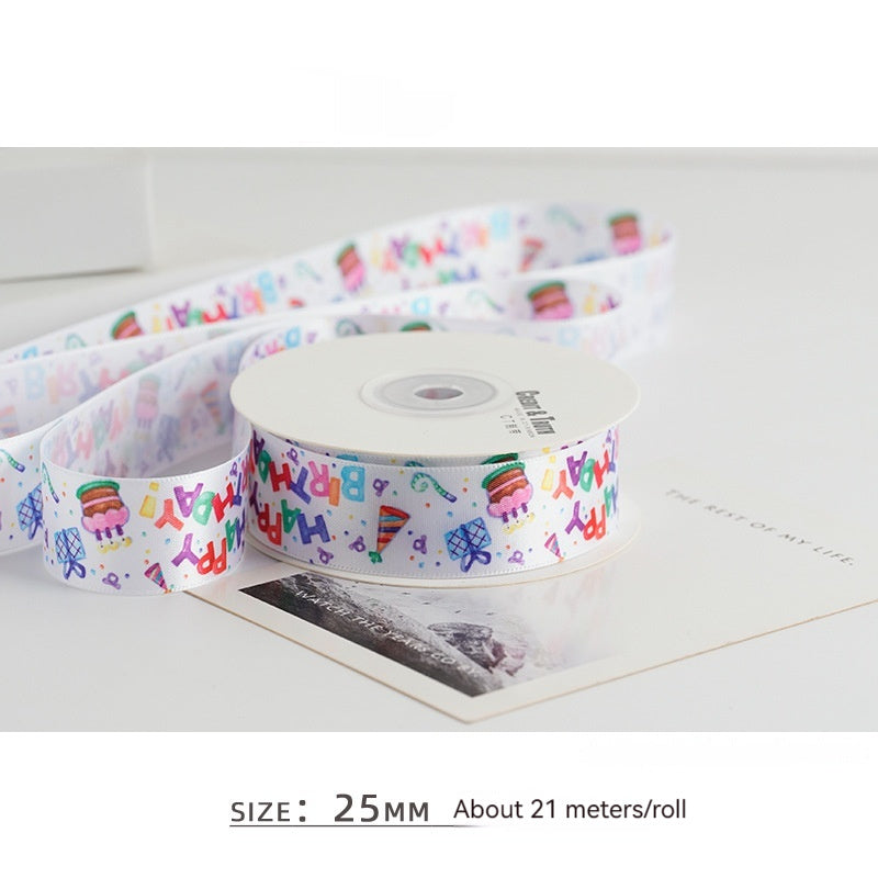 Color Heat Transfer Craft Ribbon Balloon – Cake Decoration, Party DIY, and Gift Wrapping