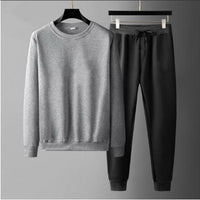 Light Gray Plus Black Trousers