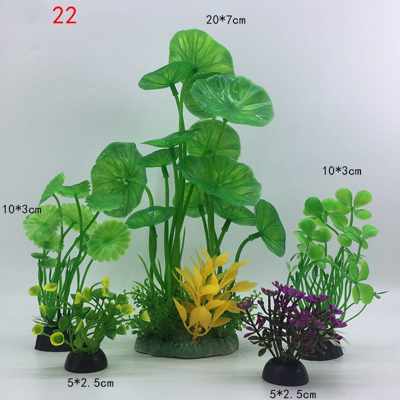 Fish Tank Decoration Simulation Water Plant Aquarium Landscaping