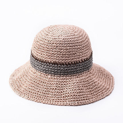 Women's Summer Foldable All-match Handmade Straw Hat