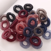 Transparent Phone Line Hair Ring Small Size Cute High Elastic Thin Hair Rope