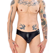 Men’s Sexy Thong – Imitation Leather Backless Underwear