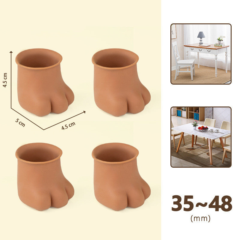 Silicone Table And Chair Foot Cover Cute Claw Table And Chair Protective Cover