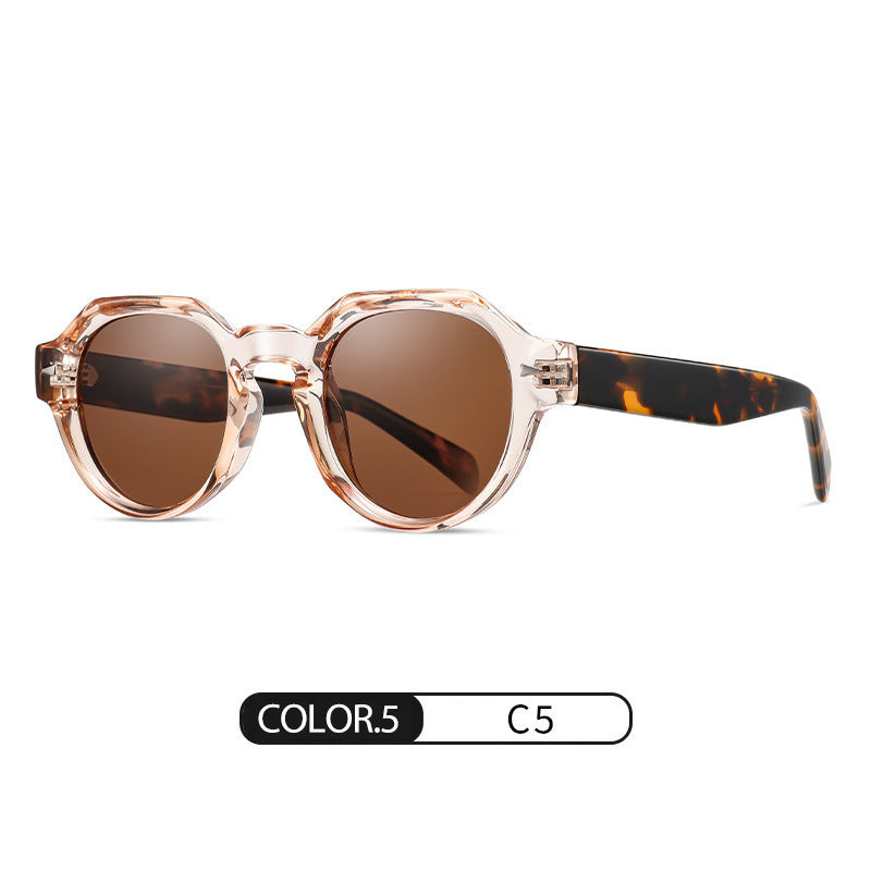 Round Frame UV Protection Sunglasses