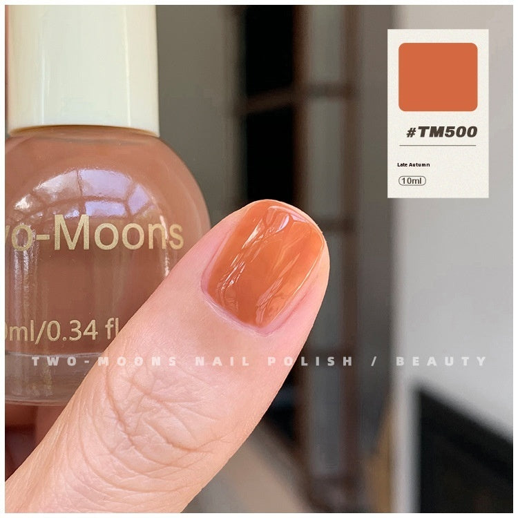 Pure Color Sequins Nail Polish Baking-free And Tear-free
