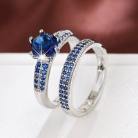 Silver Blue Zirconium