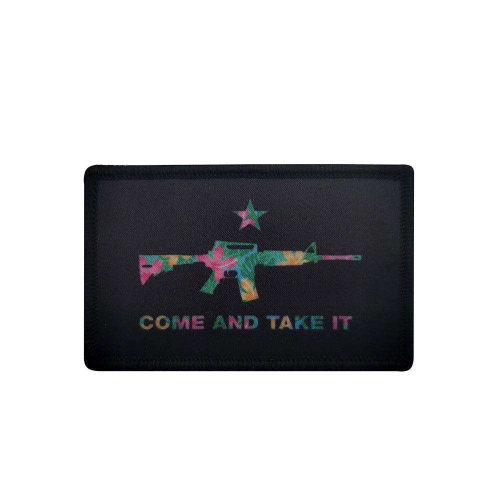 Five-Star AK Machine Gun Embroidered Cloth Tips – Gas Seal Patch