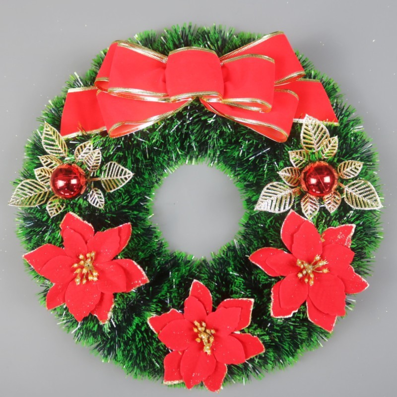 Christmas Festival Wreath Door and Window Hanging Decoration