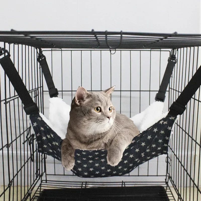 Designer Pet Hammock Cotton Mouse Ferrets Guinea Pig Cat Hanging Bed For Cats Rodents Hammock For Hamster Pets Supplies