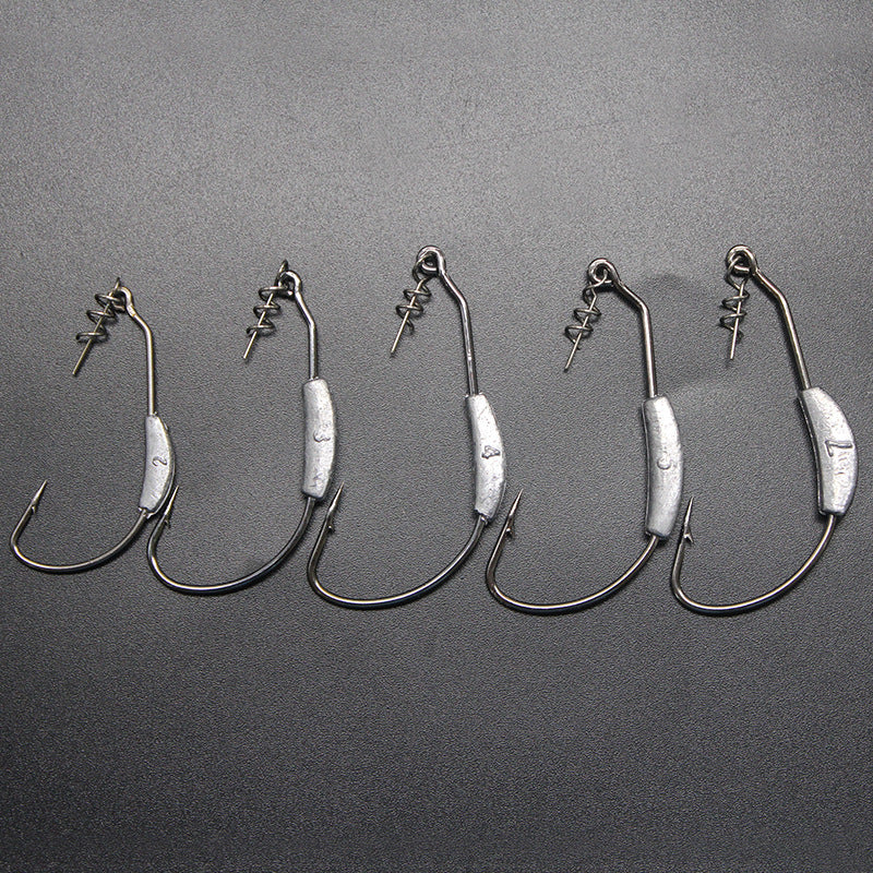 Bare Ribbon Lead Wide Curved Handle Hook