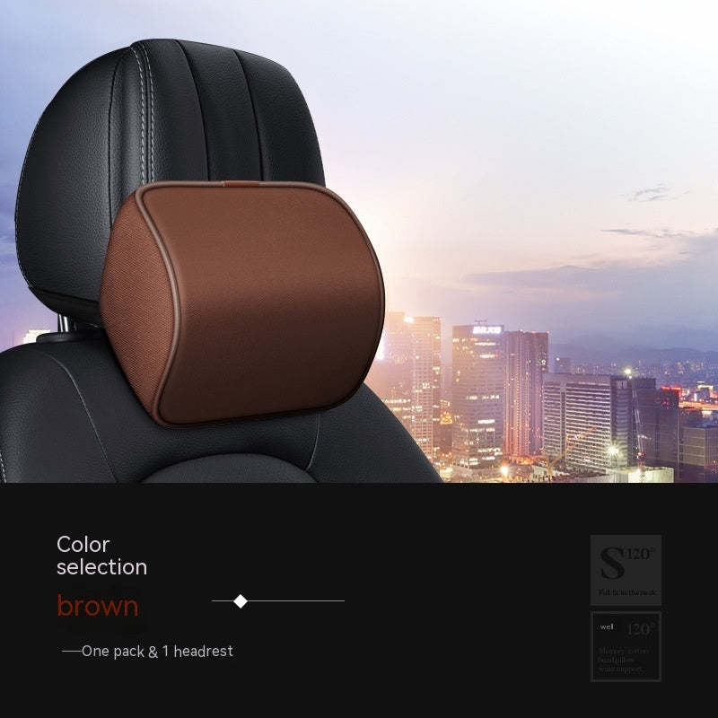 Comfortable Memory Foam Headrest Car Interior