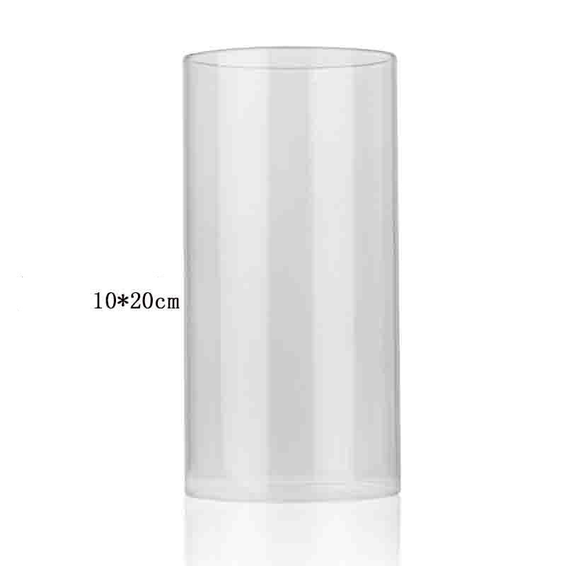 Transparent Bottomless Glass Candle Holder