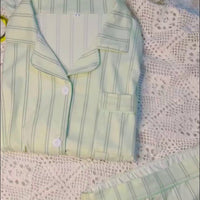 Vertical Stripes Green