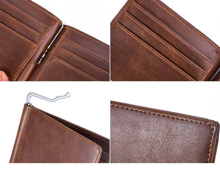 Men's Vintage Simple Mini Wallet