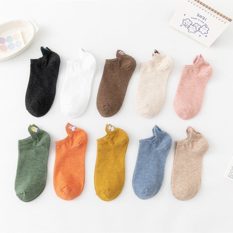 Spring And Summer Cotton Cartoon Boat Socks