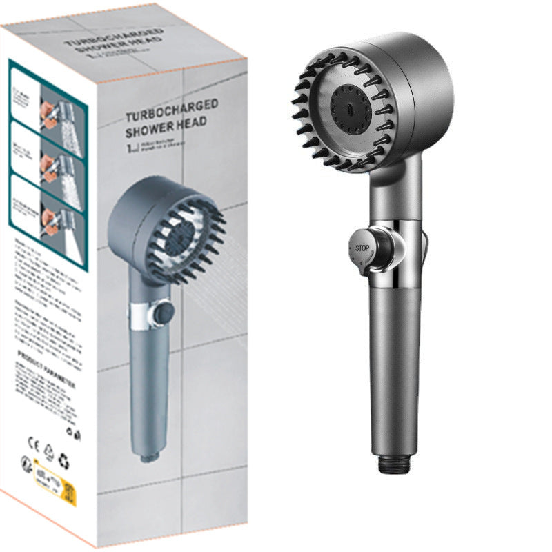 3-Gear Adjustable High-Pressure Shower Head – Household Bath Nozzle with Hose
