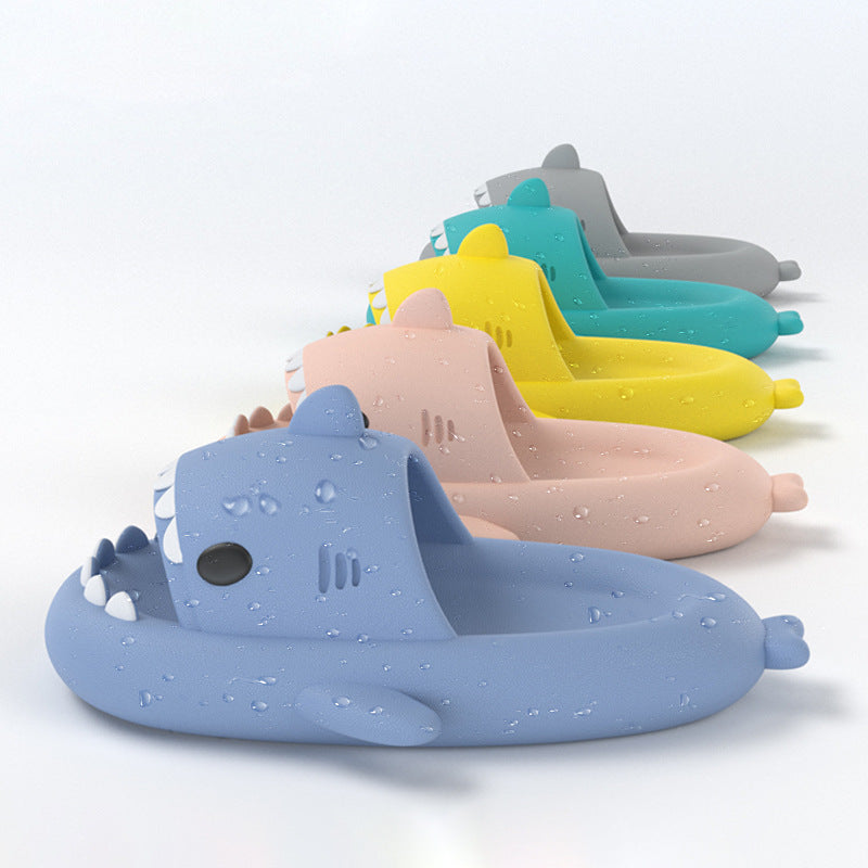 Women's Shark Slippers EVA Thick Bottom Sandals Patterned