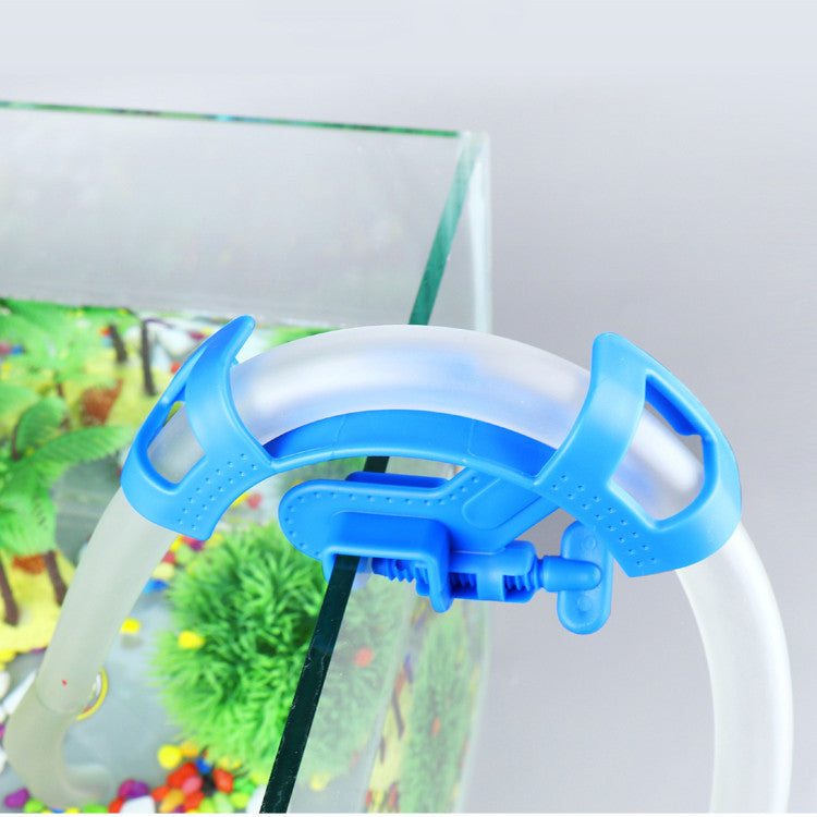 Glass Aquarium Water Pipe Replacement Fixed Clip Pipe Rack Suction Pipe Holder 13mm Glass Cylinder Clip